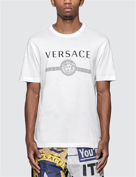 white t shirt versace